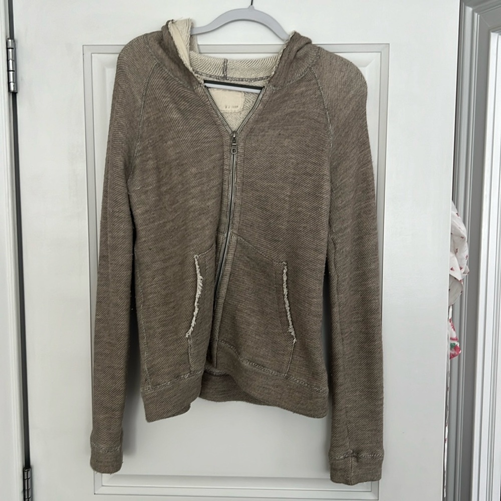 Japanese designer women’s zip up sweater